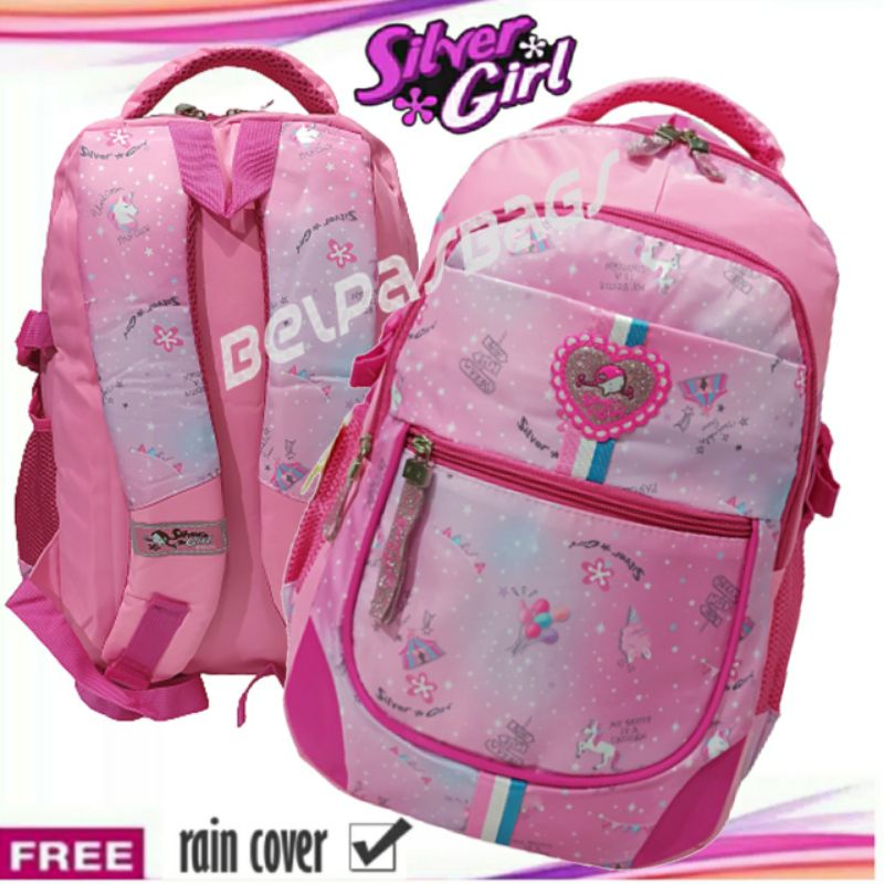 Tas ALTO silvergirl ransel anak perempuan Motif Unicorn 74220S