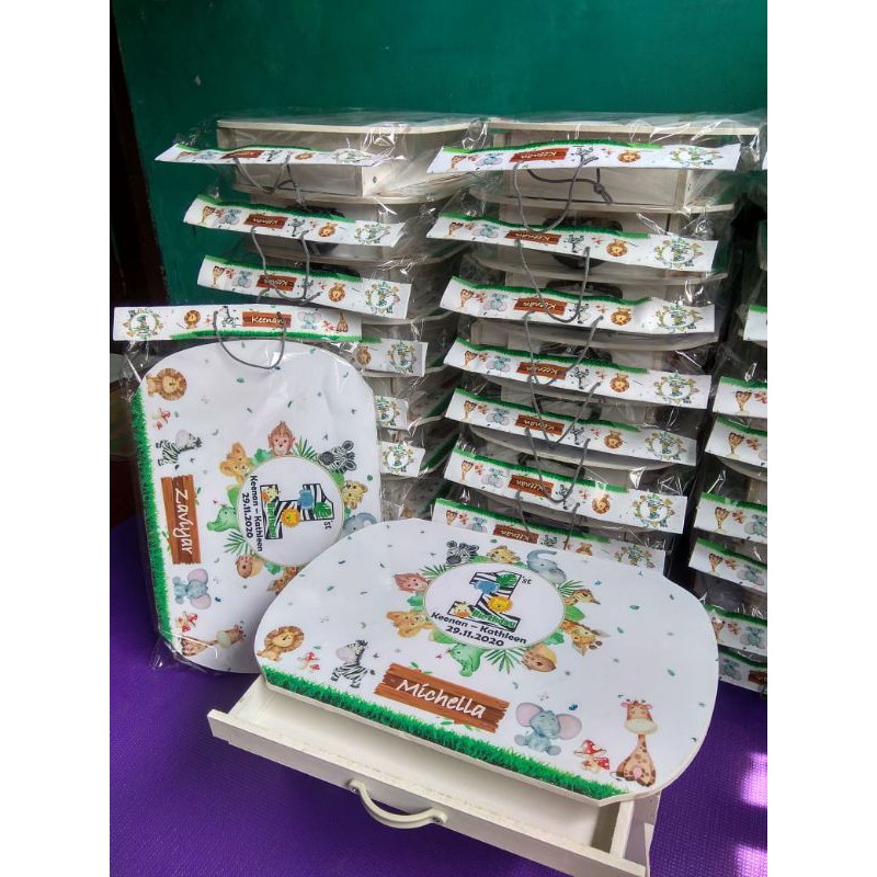 SOUVENIR ULTAH ANAK MEJA BELAJAR LIPAT CUSTOM MURAH
