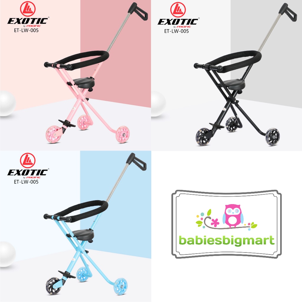GRATIS BUBBLEWRAP Magic Sroller Micro Trike Exotic LW 002 / 629-1 / 011 / 101 / 007 / 129 / 201 / 119 / 105 / PMB EZ 03 / GY 121PM / GY 122PM / GY 212C Kereta Dororong Anak