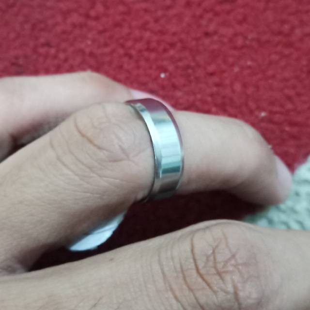 SKD         CINCIN BLACK TITTANIUM GRATIS UKIR NAMA / CINCIN COUPLE TITTANIUM