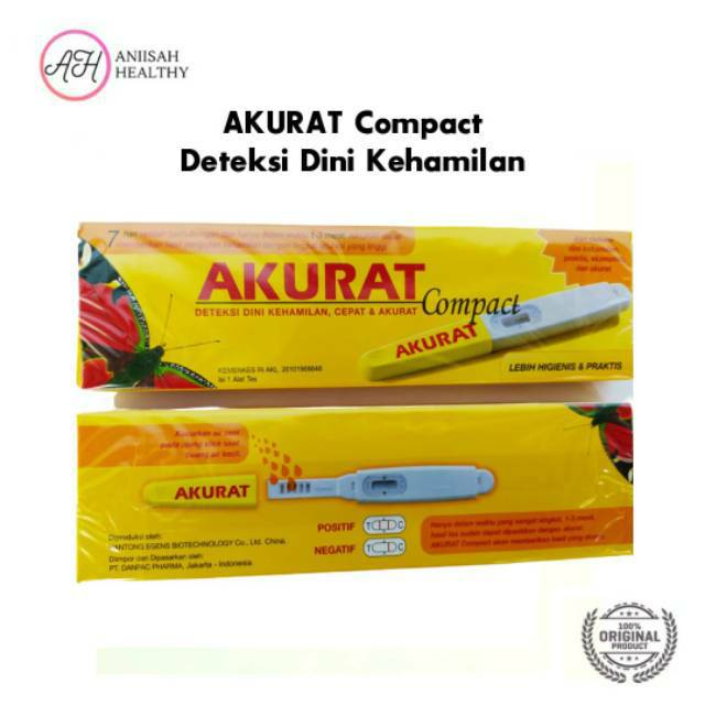 Akurat Compat &gt; Testpack Kehamilan Akurat &gt; Testpack Akurat Compact &gt; Tes Hamil  &gt; Tespek