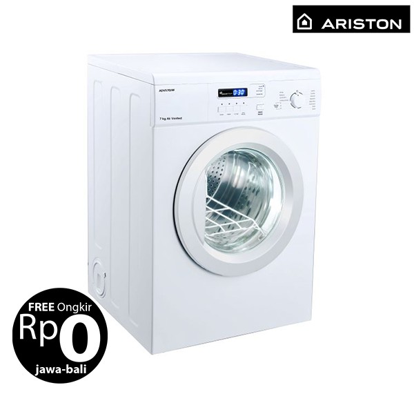 Ariston ADV570JW Mesin Pengering Pakaian 7 Kg Free Standing