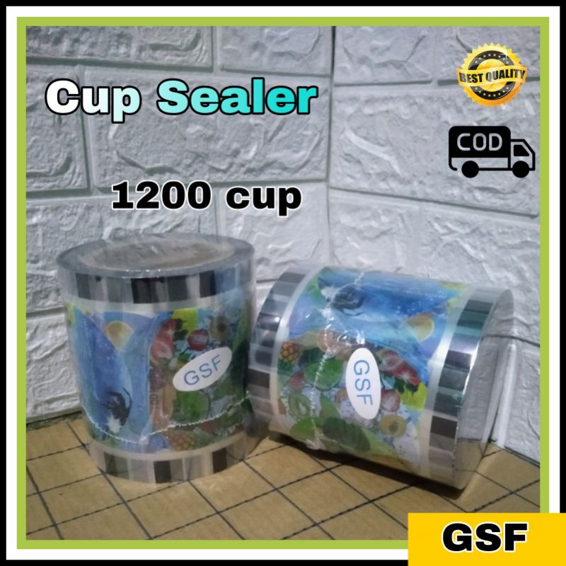 Jual LID CUP SEALER BUAH DAN SAYUR / TUTUP GELAS PLASTIK / PLASTIK LID