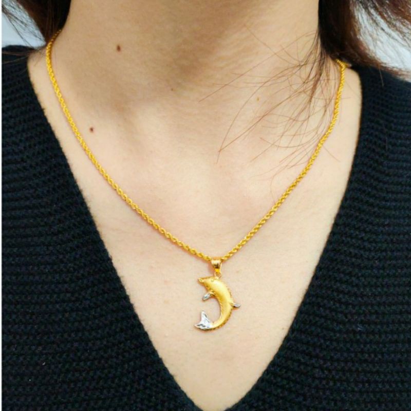 Pendant Love Swarovski Diamond White Gold shop Toko Liontin Emas asli