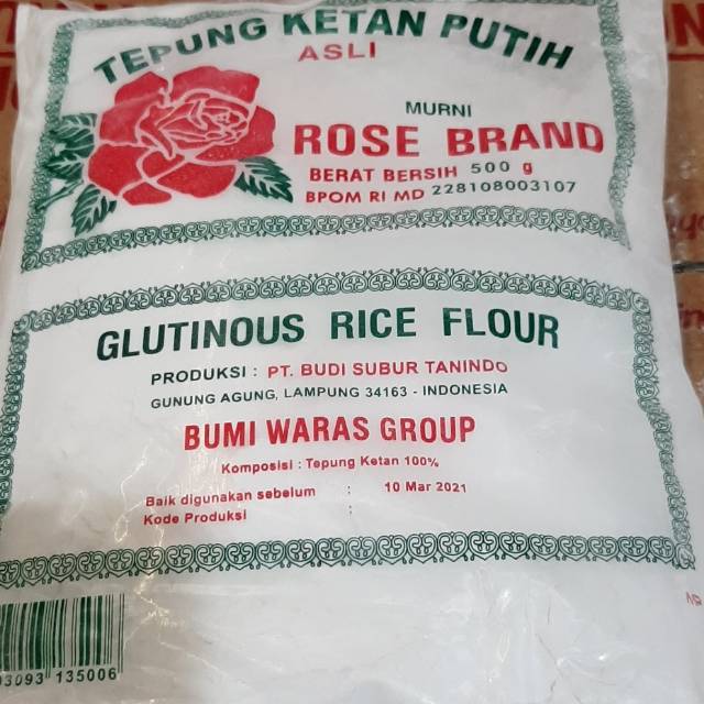 

Tepung ketan putih 1dus