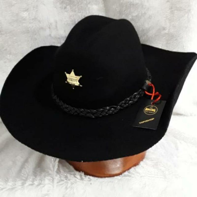 TOPI MARLBORO SHERIFF HITAM | TOPI CLASSIC BEST SELLER