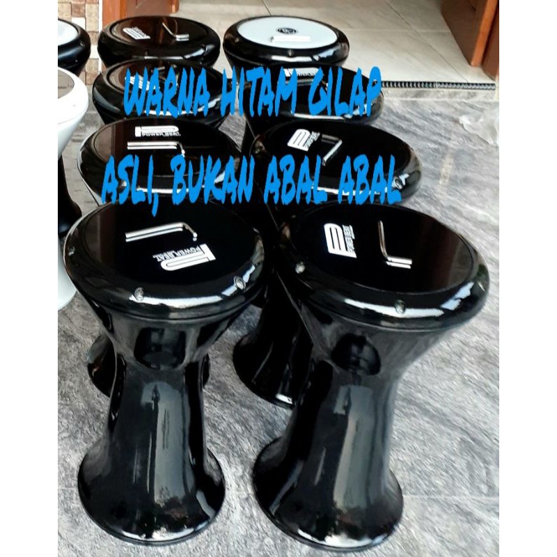 Darbuka 8 inci /Hitam gilap + kunci L