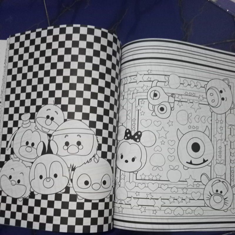 Buku Ayo Mewarnai - Disney Tsum-Tsum - 100 Gambar untuk Anak Kreatif!