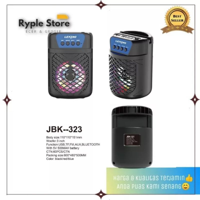 Speaker Bluetooth Wireless JBK-323/JBK-321 Speaker aktif full bass