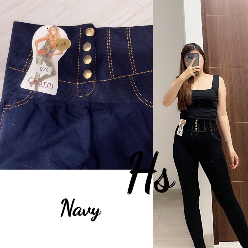 LEGGING PANT JEANS BUTTON IMPORT 976