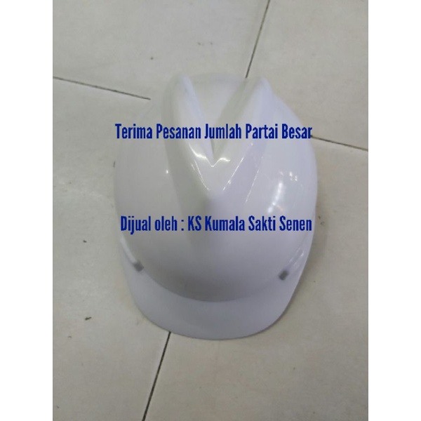 Helm Proyek Safety Putih SNI |Rompi Proyek-Rompi Safety-Baju Safety-Sepatu Safety