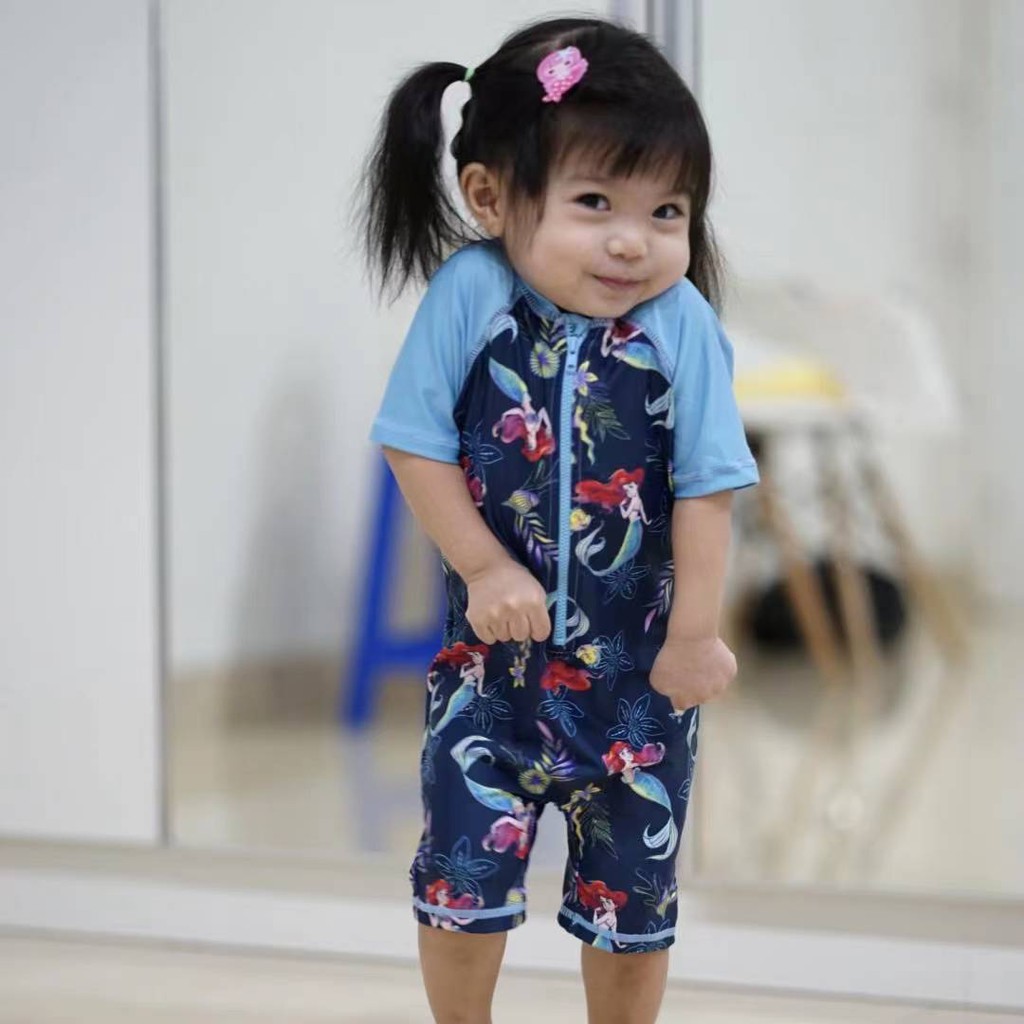 Y05-15 Y05  Baju renang / anak / lengan pendek / unisex / antiuv / pakaian renang / outdoor / bayi / murah / import / nyambung