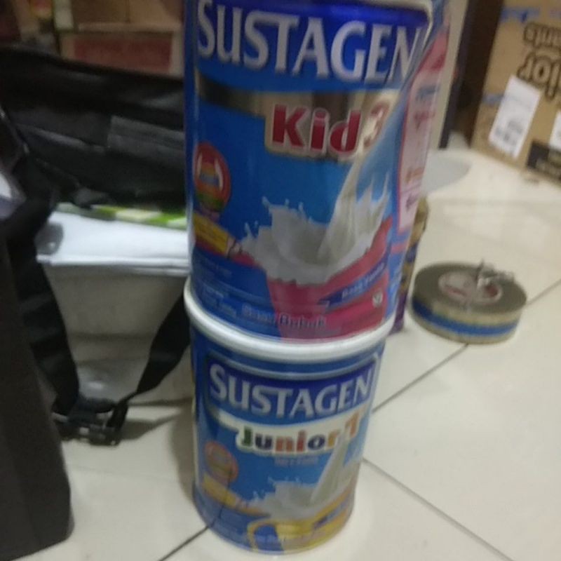 sustagen junior vanila & sustagen kids vanila 1800g