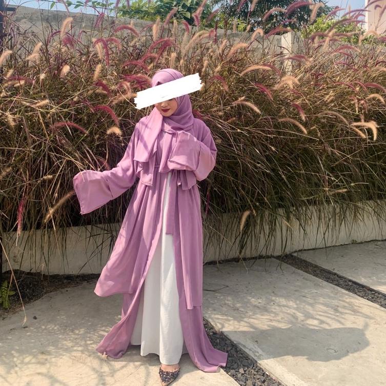 Zaafashion - Abaya Outer 2 Layer Vol. 2 / Abaya Turki Gamis Outer "Lbp31au22ᵁ"