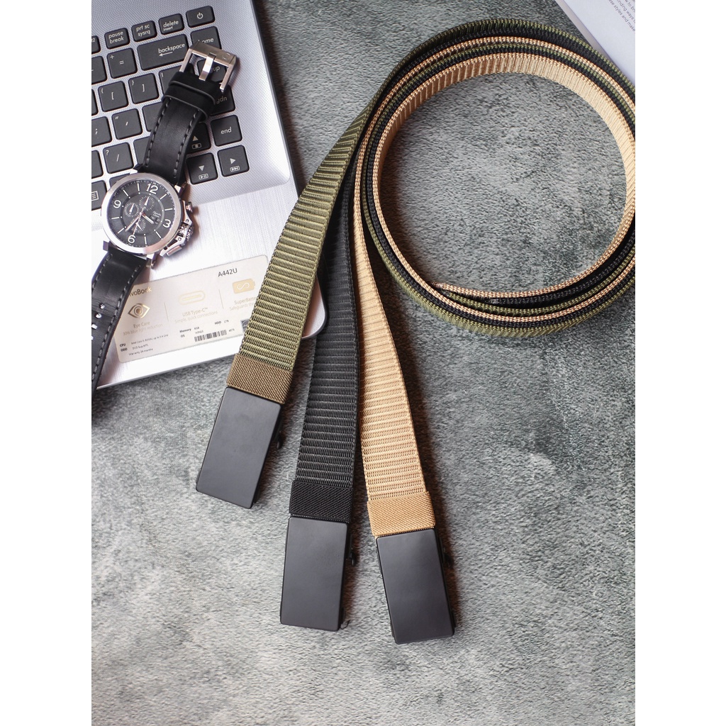 IKAT PINGGANG TACTICAL PRIA DEWASA METAL BUCKLE / SABUK PRIA - MC-SA-10