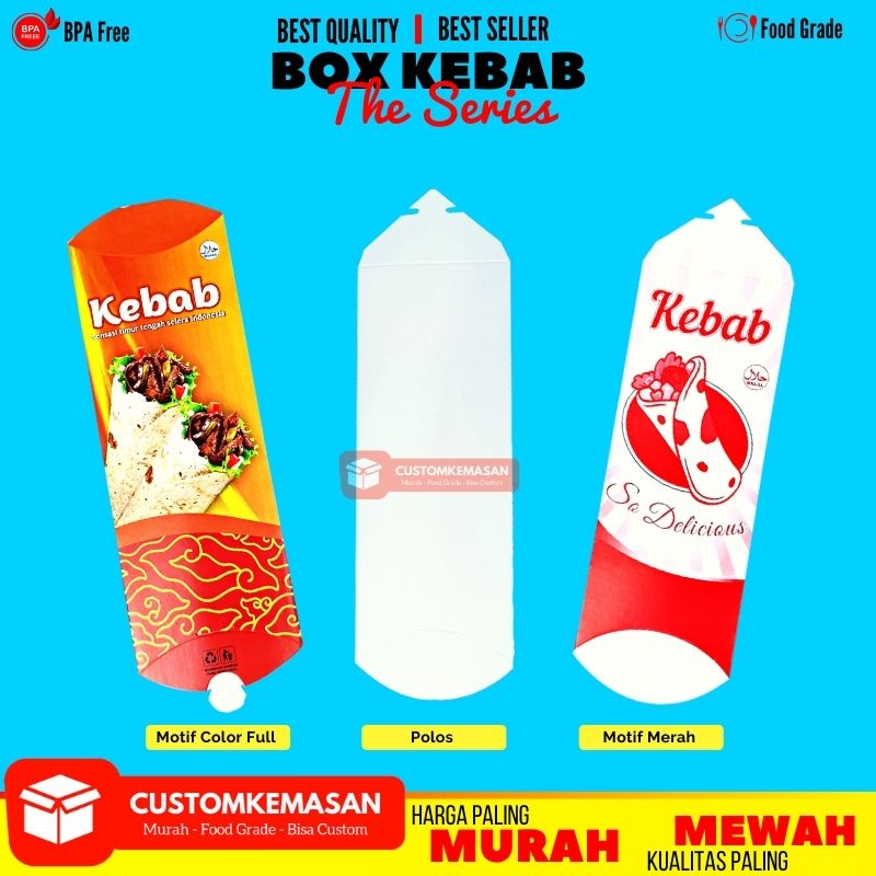 

Dus Kebab / Box Kebab / Kemasan Kebab / Wadah Kebab / Kantong Kebab / Tempat Kebab/ Dus Kemasan Kebab / Kotak Kebab