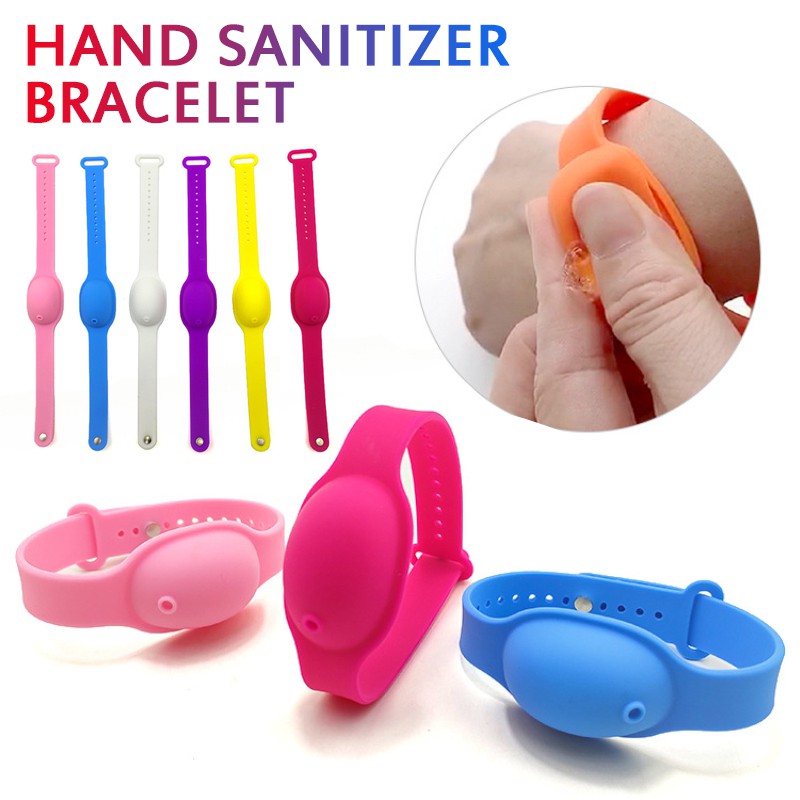 Gelang Tangan Silikon Hand Sanitizer / Jam Tangan Silikon Hand Sanitizer