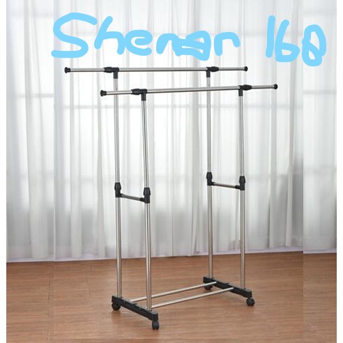 Stand Hanger Double 4 Sisi roda -SHENAR