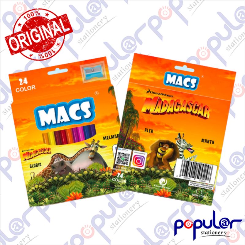 

Pensil Warna Macs 24C Madagaskar