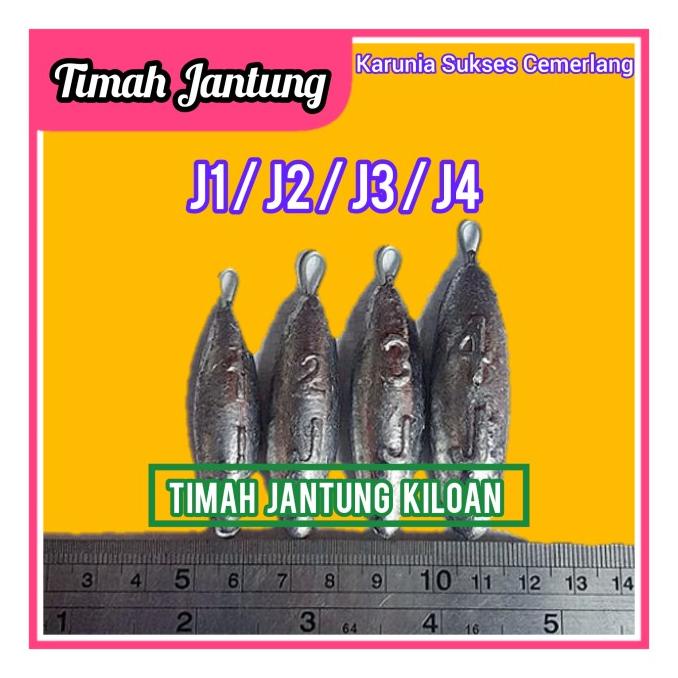 TIMAH JANTUNG J1 / J2 / J3 / J4 - TIMAH PEMBERAT JARING/ TIMAH PANCING