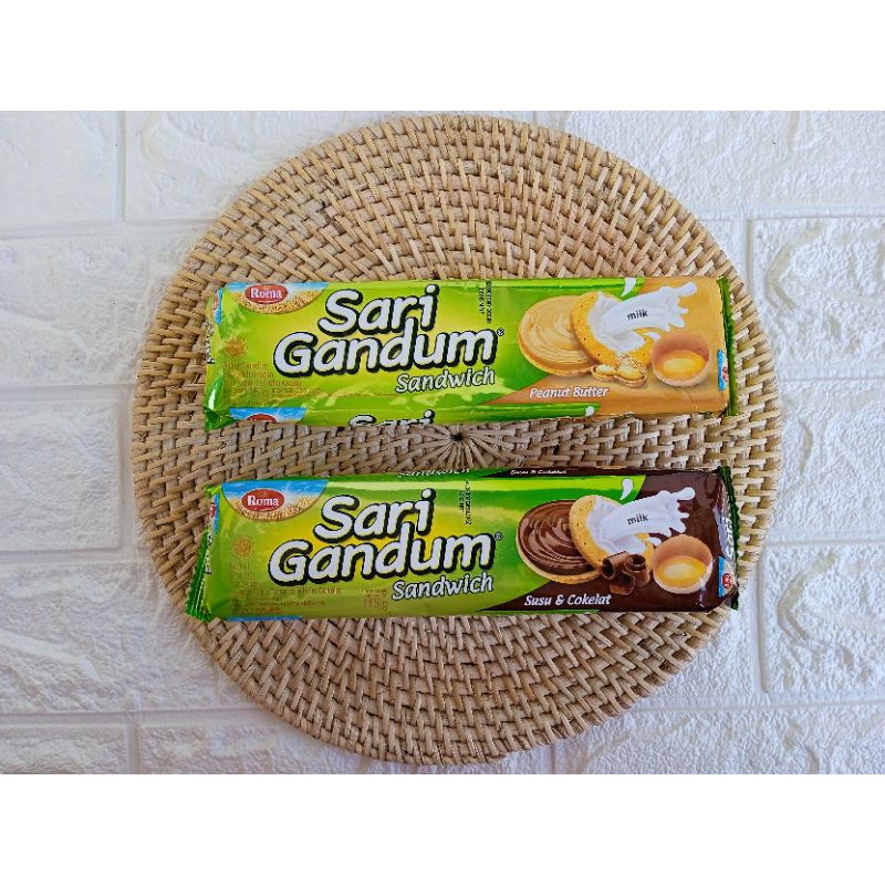 

ROMA SARI GANDUM SANDWICH COKLAT / KACANG 115GR