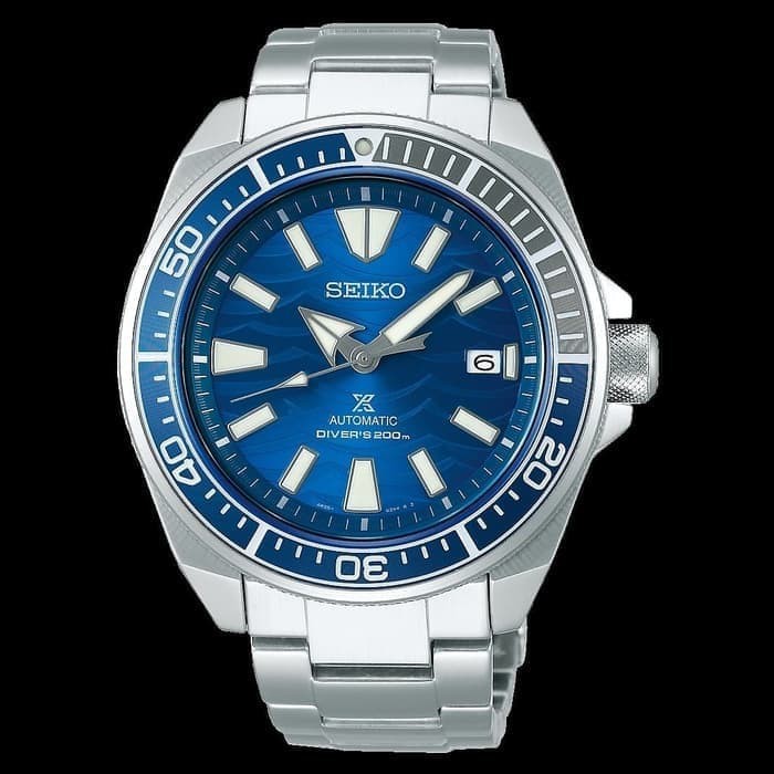 SEIKO PROSPEX SAMURAI SAVE THE OCEAN "GREAT WHITE SHARK" SRPD23K1 Original