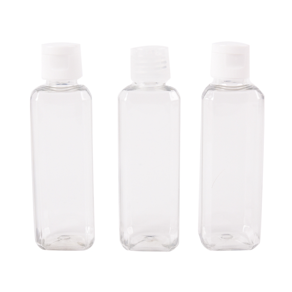 100ml Botol Bening Transparan Simple Ukuran Kecil