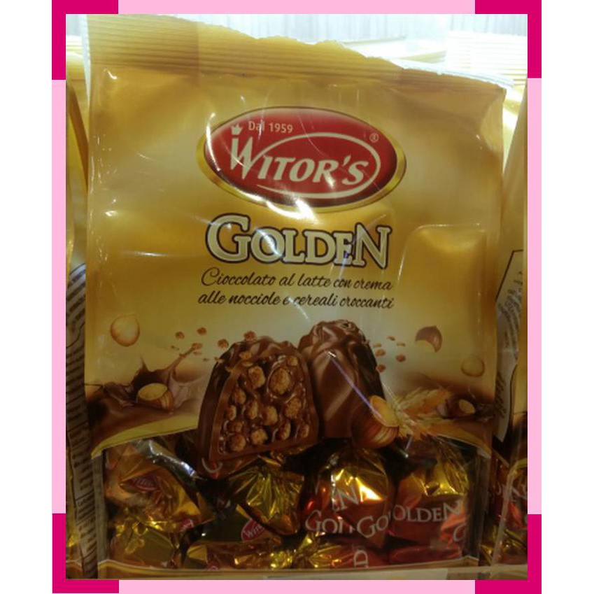 

Witors | Golden | 250 gram | product of Italy | hazelnut creme crunchy