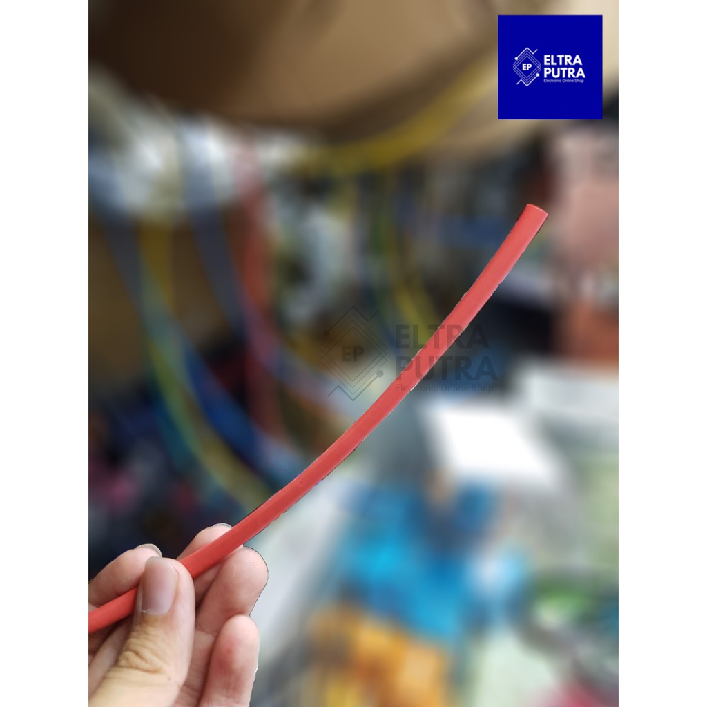 HEATSHRINK 4mm Warna Warni LENGKAP Ecer, Selongsong Selang Bakar ISOLASI BAKAR (1 Meter)