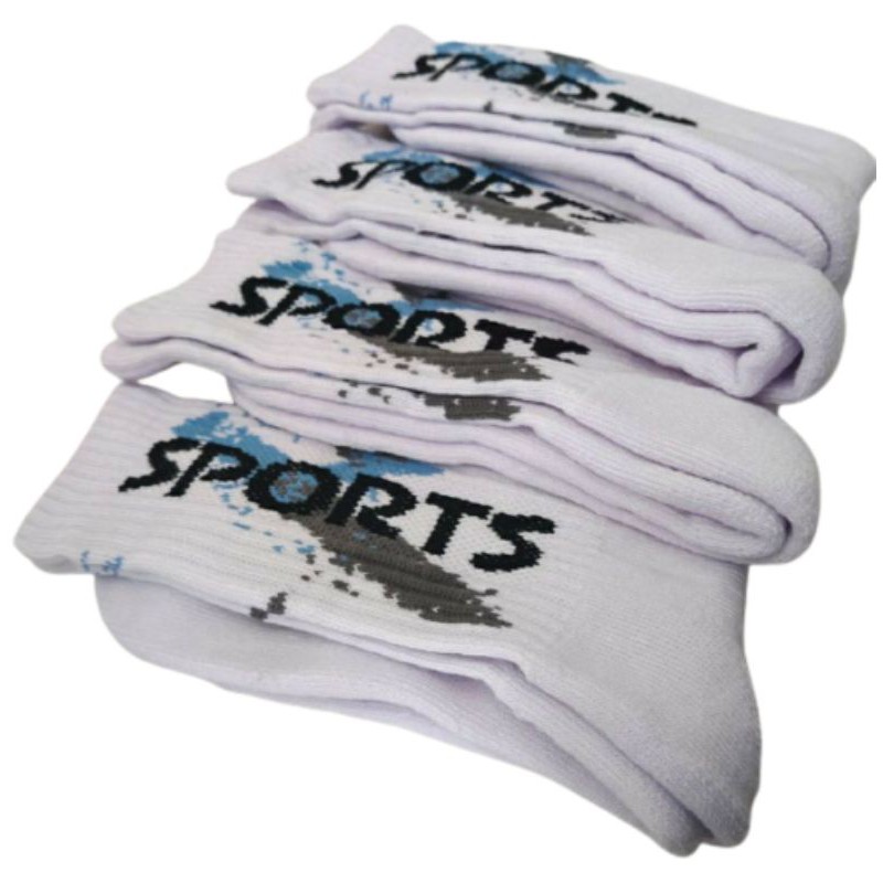 KAOS KAKI SPORTY BAHAN TEBAL/ MOTIF SIMPLE /KAOS KAKI OLAHRAGA DEWASA PRIA/WANITA (RANDOM)