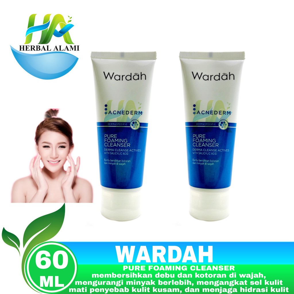 Wardah Acnederm Pure Foaming Cleanser