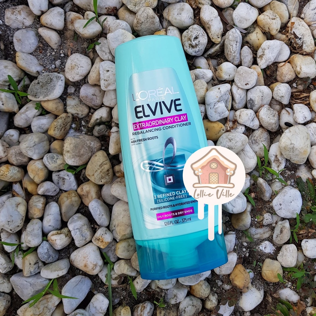 Jual Loreal Paris Elvive Extraordinary Clay Rebalancing Conditioner Shopee Indonesia