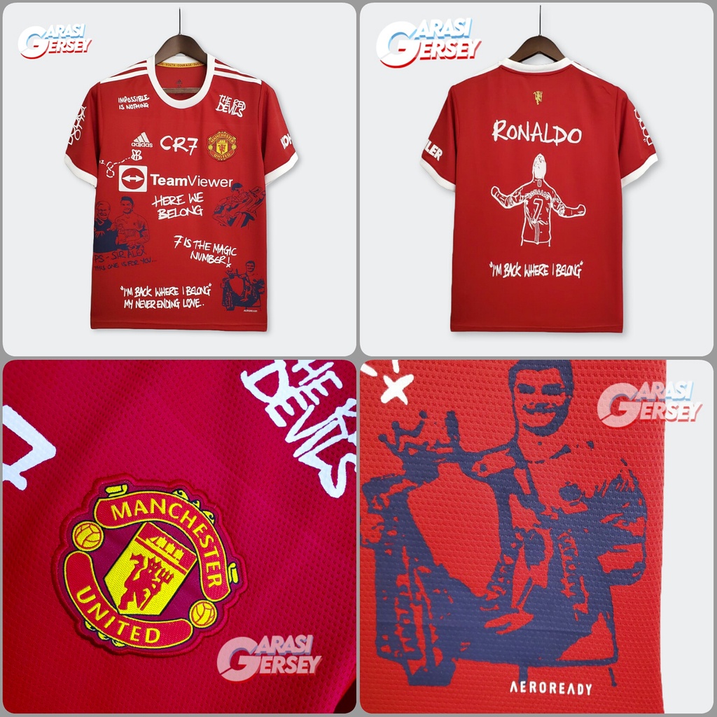 Jersey Sepak Bola MU Special Edition RONALDO 2021/2022