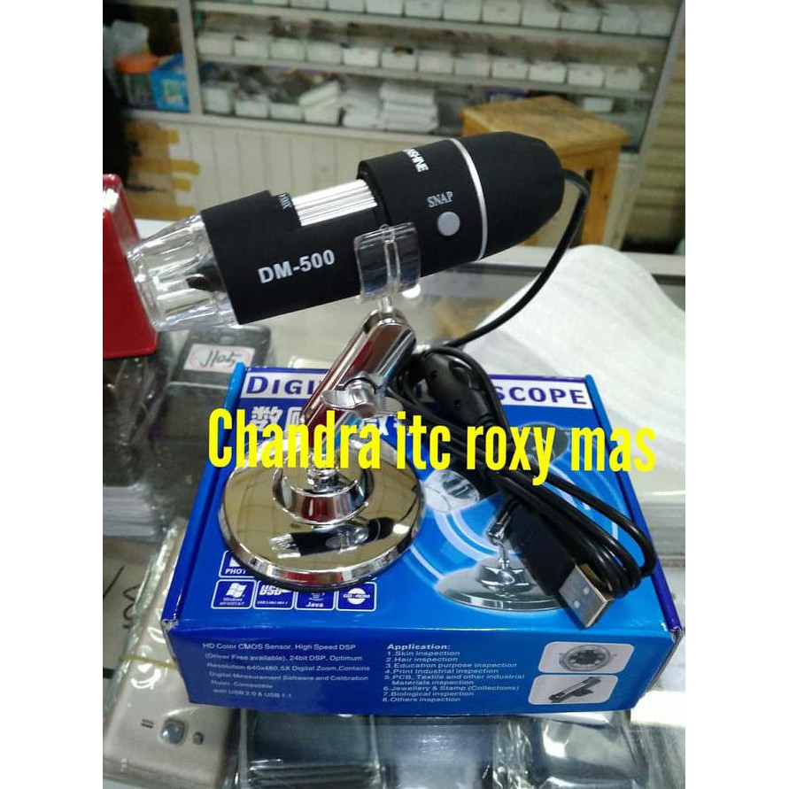 DIGITAL MICROSCOPE USB / MICROSKOP DIGITAL LAMPU LED