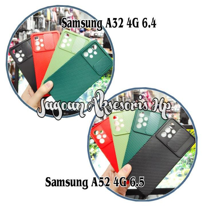 Macaron Slide Softcase Samsung A32 4G A52 4G with Protection Camera Reliable Corner Non Slip