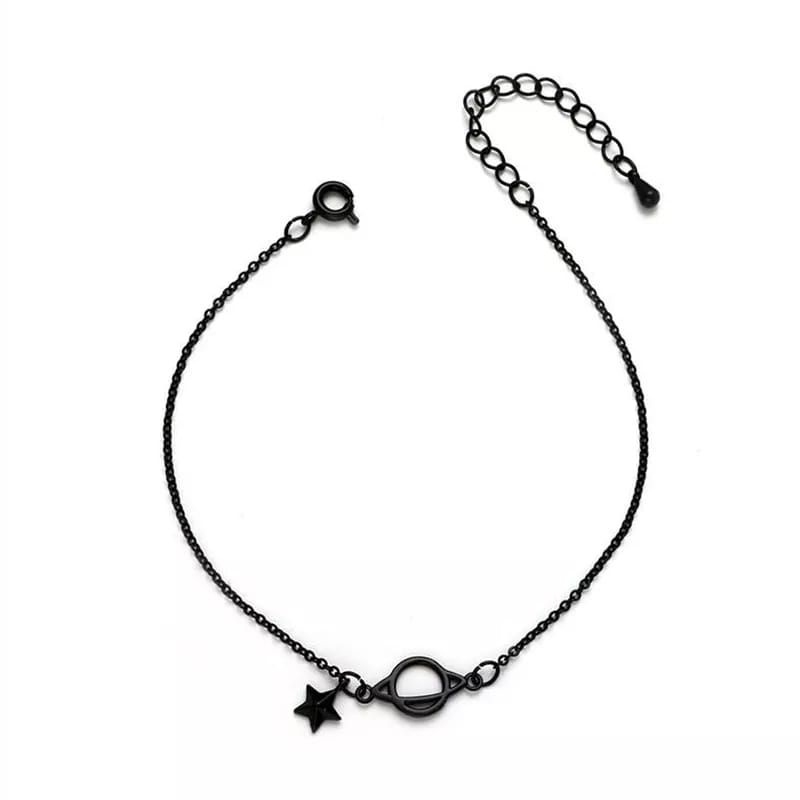 gelang black star bracelet 18cm