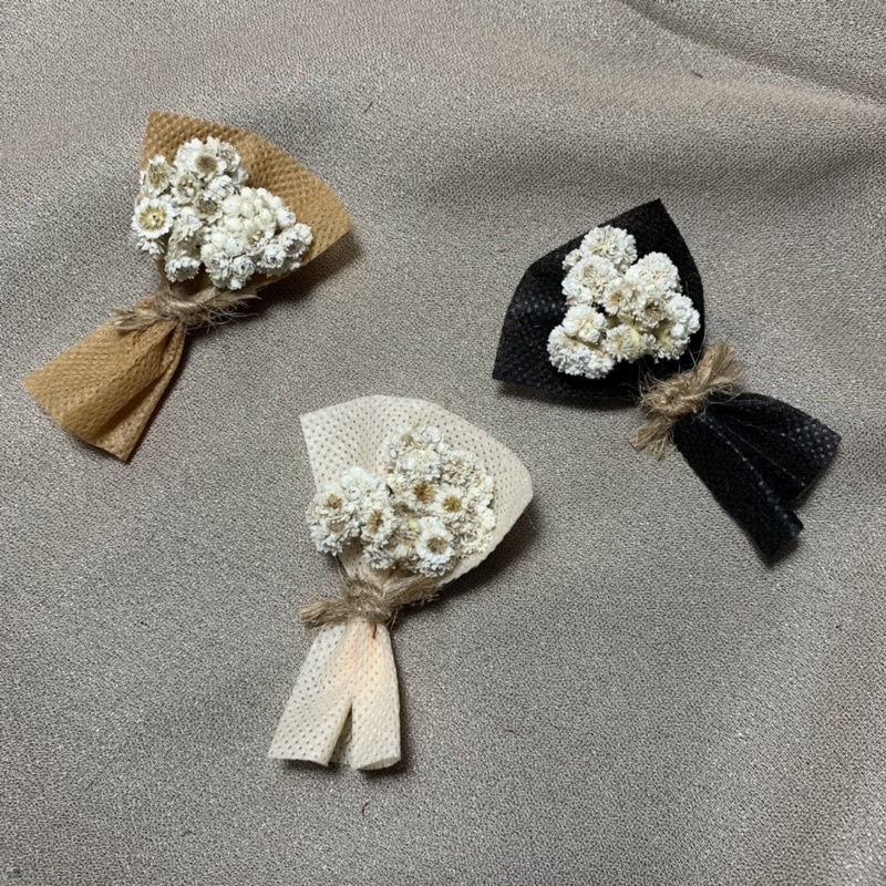 Bunga Edelweis Mini / Buket Bunga Kecil / Bouquet Bunga Kering Mini