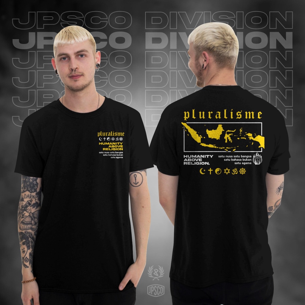 KAOS PLURALISME TOLERANSI BAJU PLURALISME ABOVE RELIGION