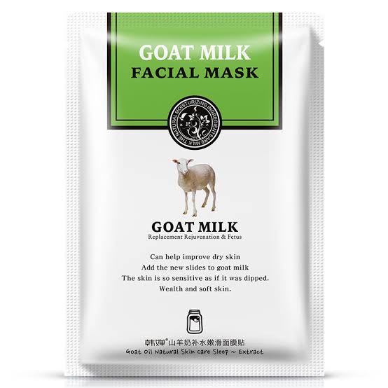 Rorec Hchana Goat Milk Natto Plus Facial Sheet Mask