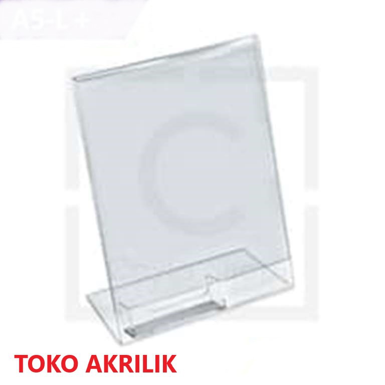 

GROSIR !! Acrylic Tentcard / Nomor Meja / Tent Holder Akrilik / A5 L+
