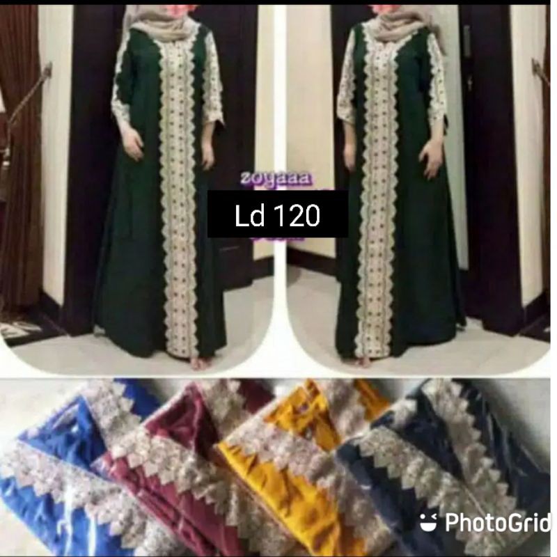 Longdress Arabian Jumbo  Ld 130 | Longdress Renda Jumbo | Daster Arab Jumbo |-6