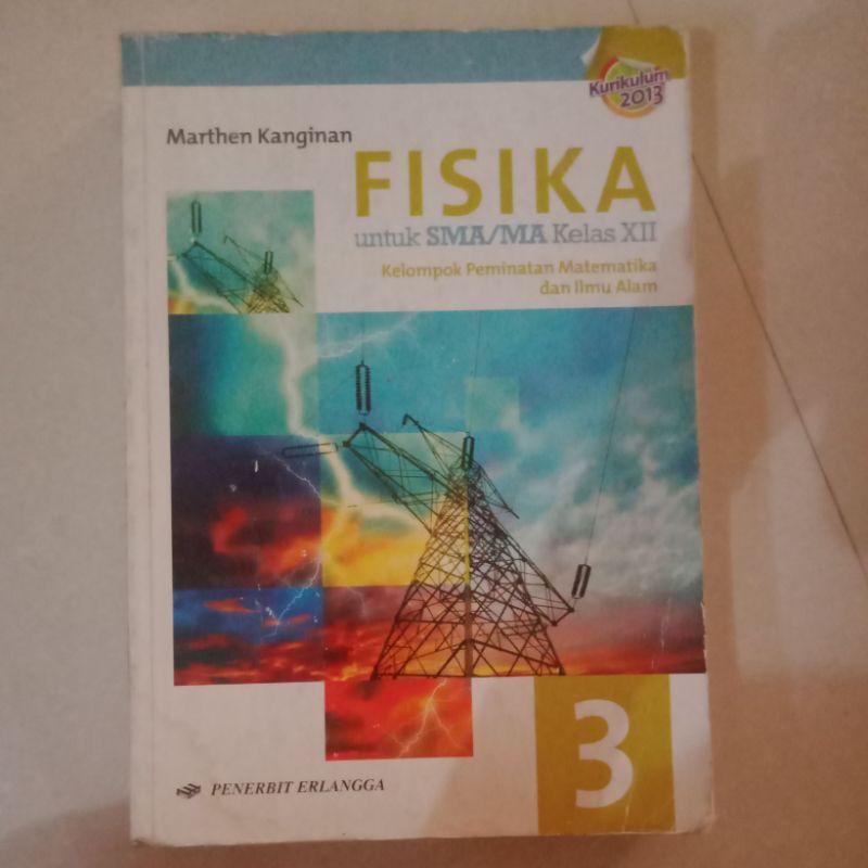 Buku fisika SMA kelas 12 XII Penerbit Erlangga