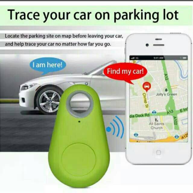 GPS pencari lokasi mobil, lokasi pacar, lokasi peliharaan Anti lost alarm Tag Wireless Bluetooth