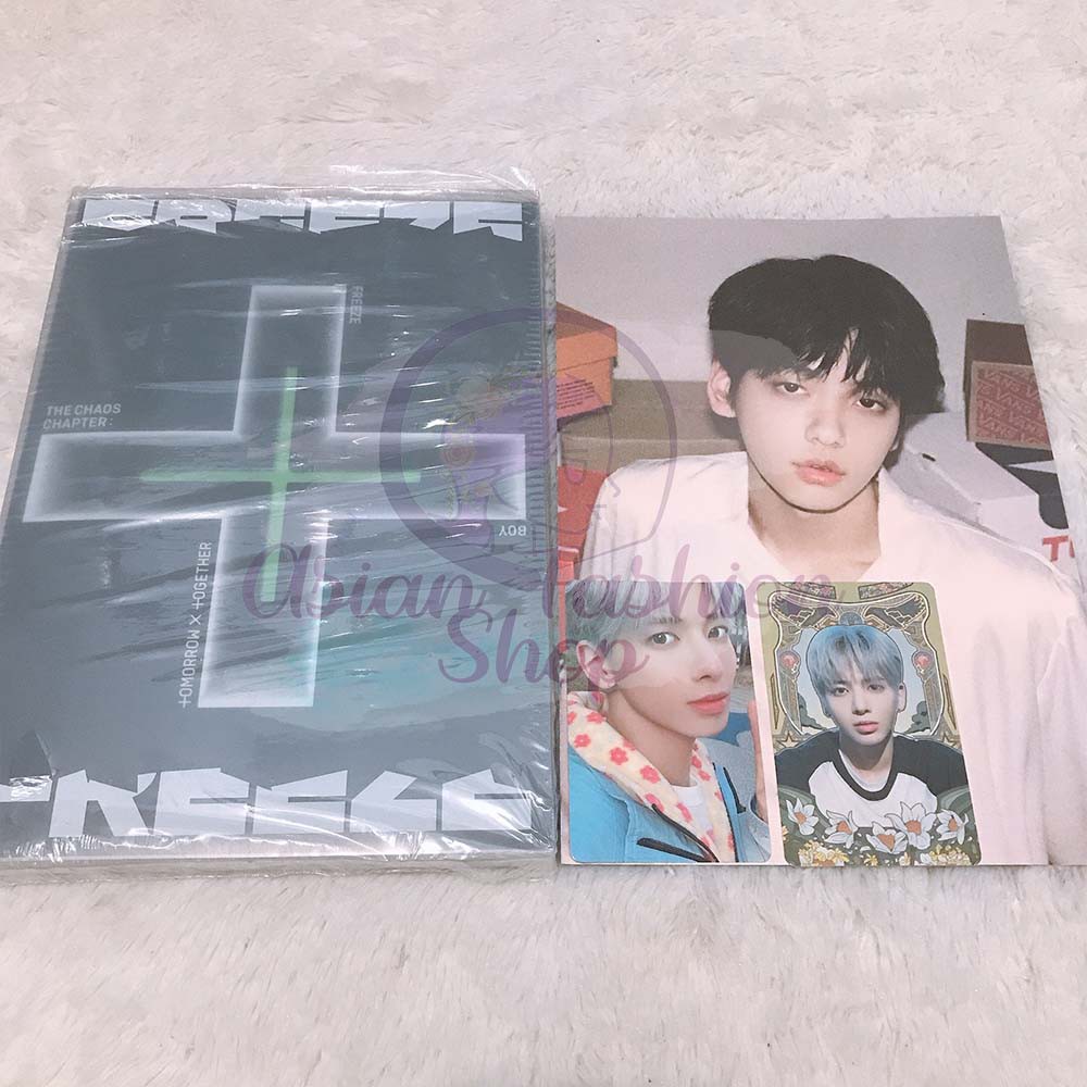 TXT The Chaos Chapter: FREEZE Album UNSEALED TAEHYUN pc+os SOOBIN postcard  BOY ver