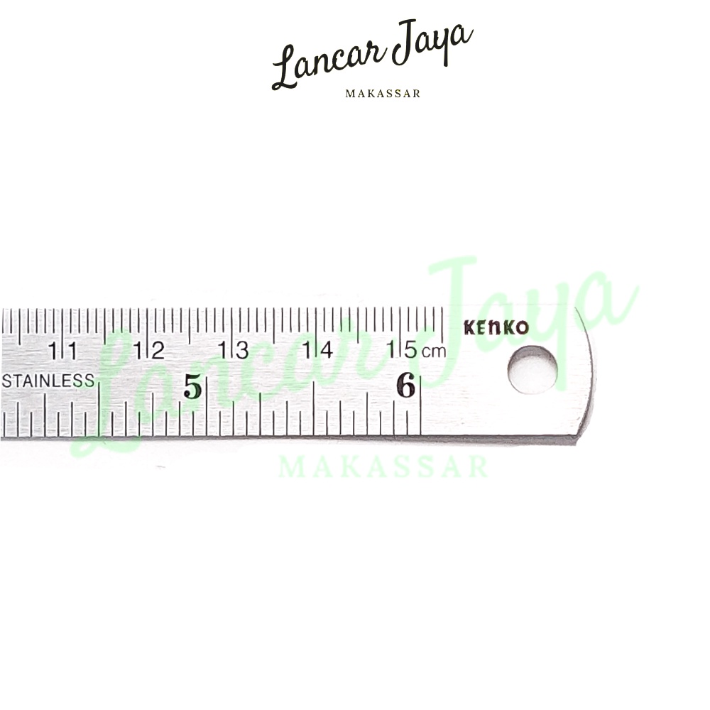 

Scale Ruler Penggaris Besi KENKO 15 cm