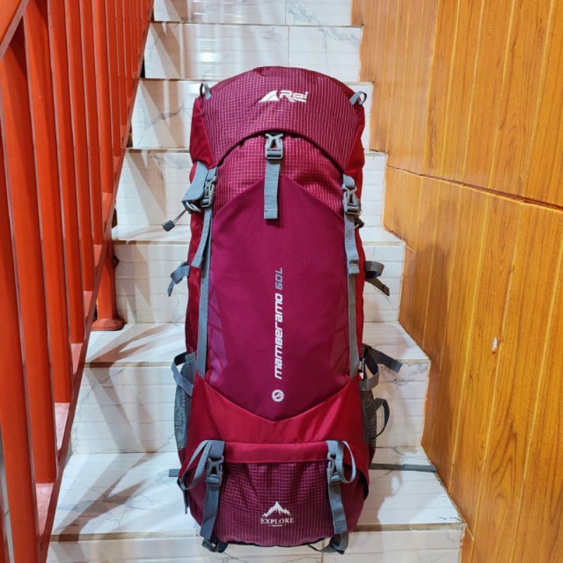 Tas Carrier Rei Mamberamo 60L Original+Raincover