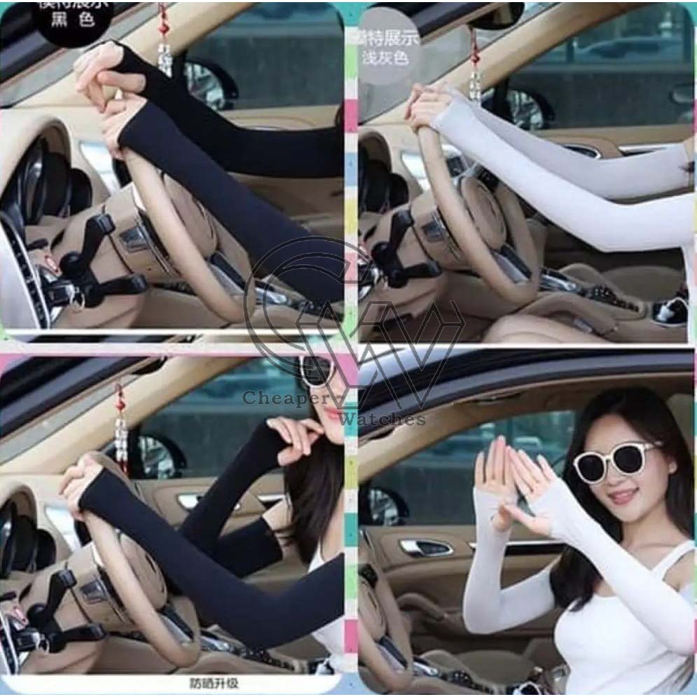 Cheaper-Sarung Tangan Lengan Manset Panjang Korea Anti Sinar UV Handsock Sport Unisex