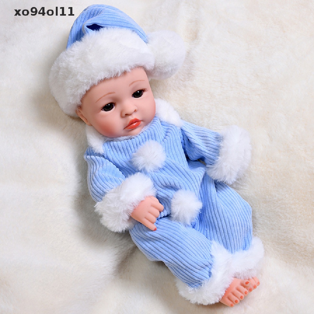 Boneka Bayi Perempuan Reborn Bebe Realista Bahan Silikon Ukuran 30cm