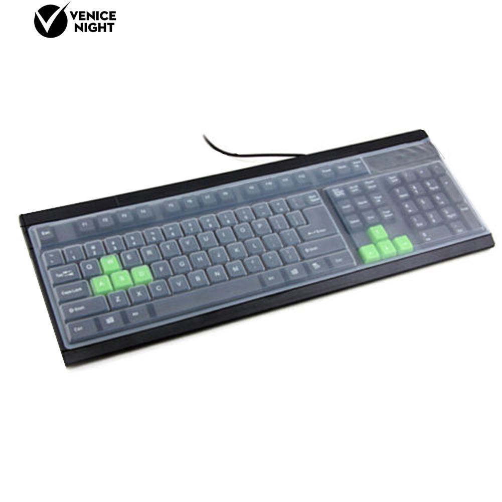 Cover Pelindung Computer Keyboard Bahan Silikon
