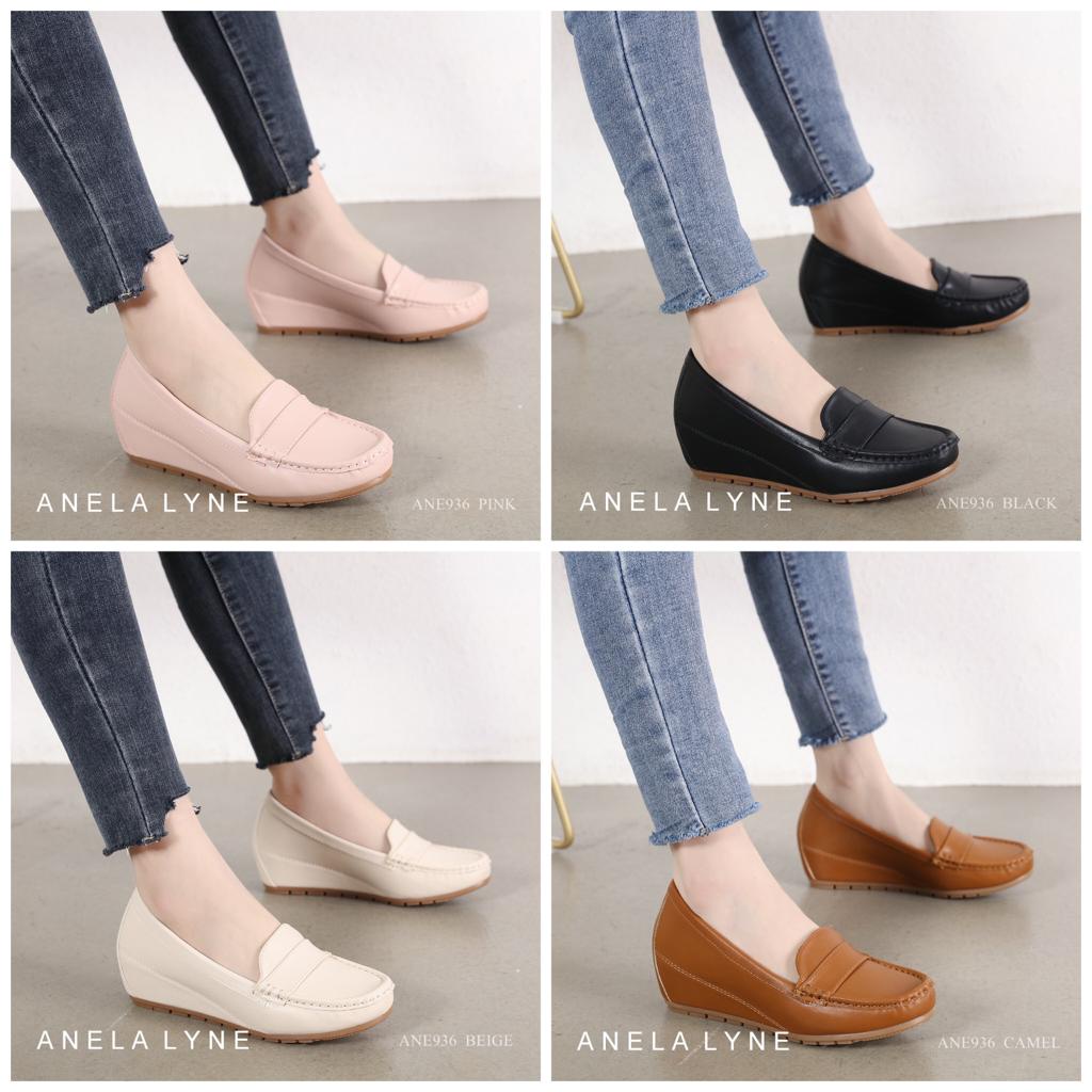 ANELA LYNE GRACE SEPATU WEDGES ANE936 ORIGINAL